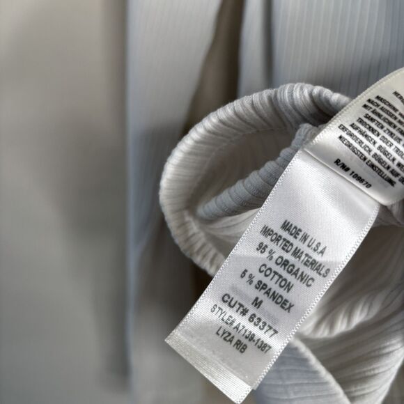 AGOLDE Lyza Cut Out Rib Top - Picture 5 of 6